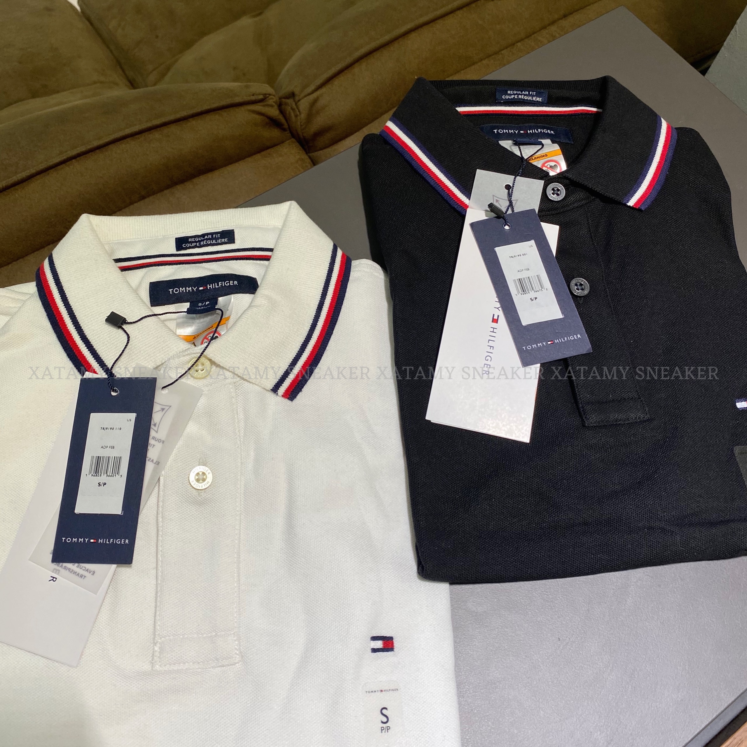 Áo Polo Tommy Hilfiger ADP Regular Fit Solid Performance White 78J9190 110