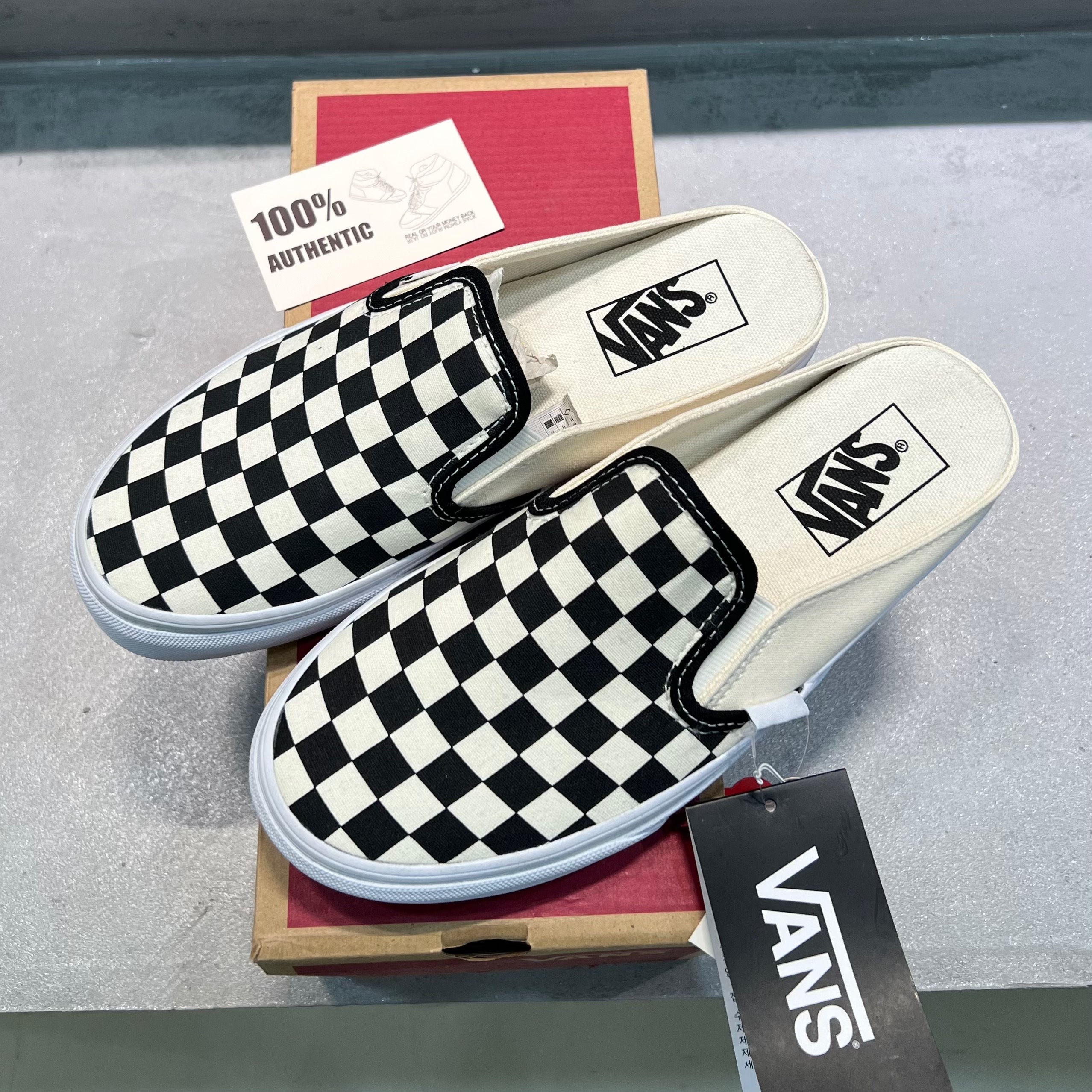 Vans Mule Slip-on Checkerboard VN004KTE01