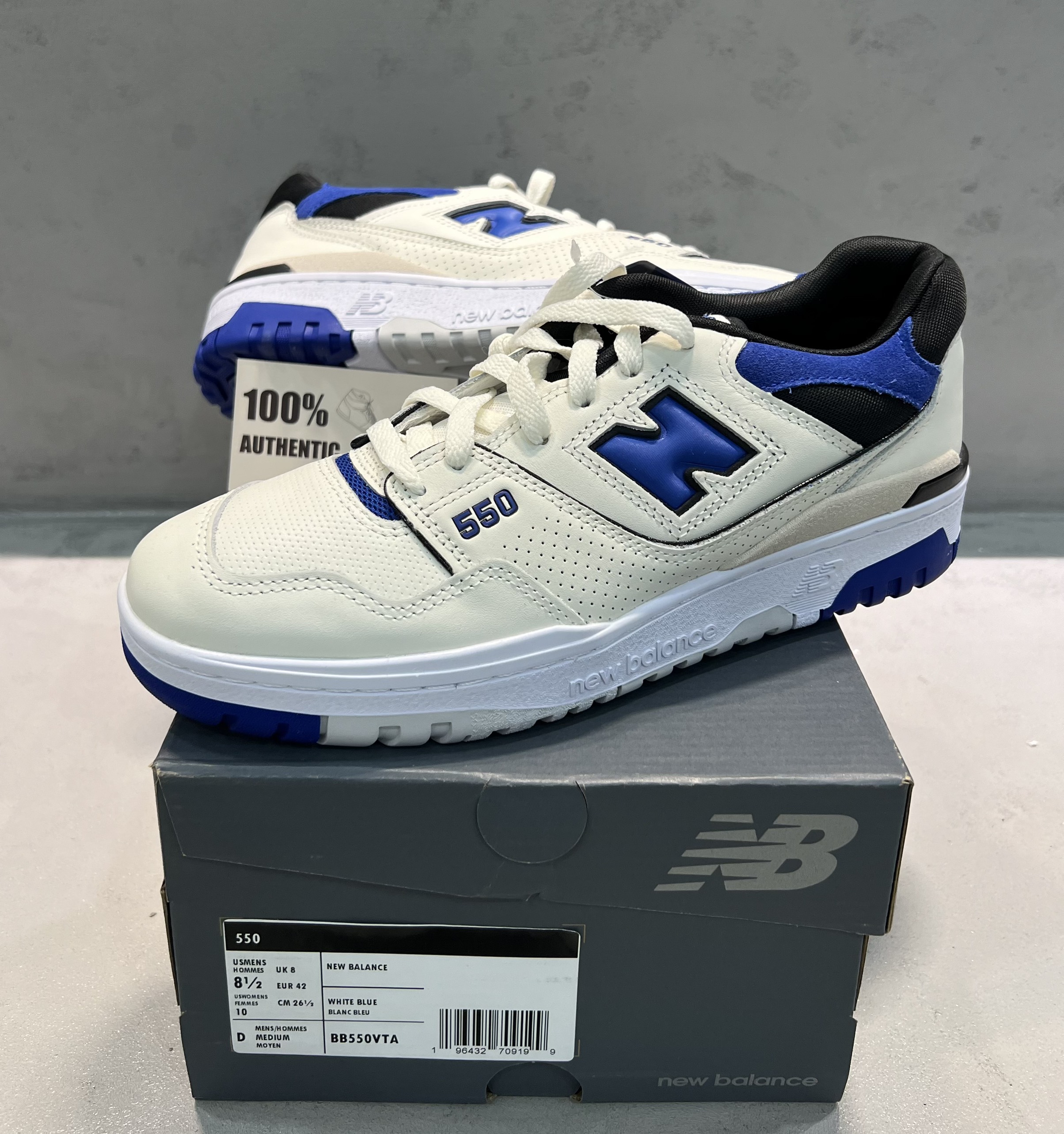New Balance 550 ‘Sea Salt Team Royal’ BB550VTA