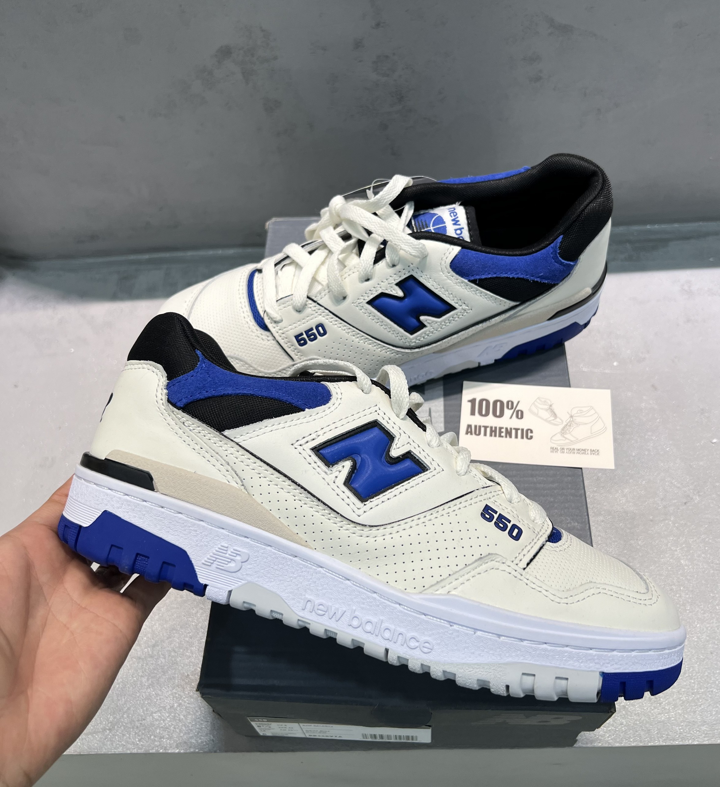 New Balance 550 ‘Sea Salt Team Royal’ BB550VTA