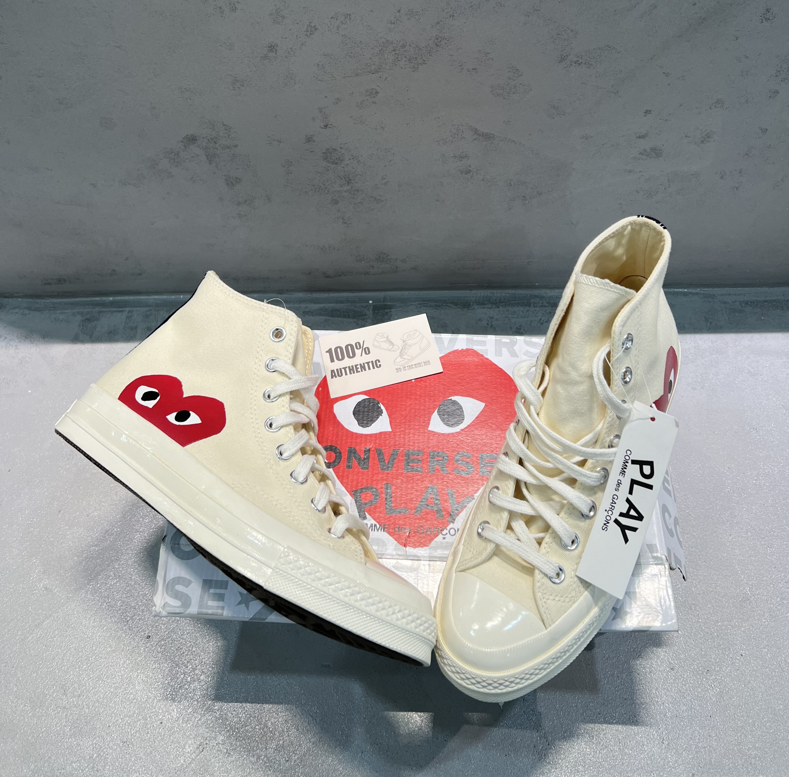 Chuck 70 CDG HI white Comme des Garçons