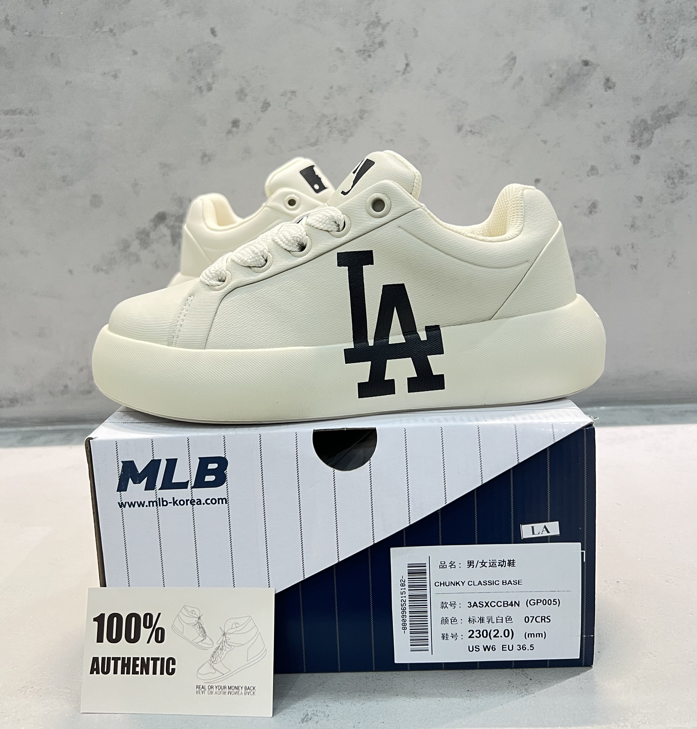 MLB Chunky Classic Base LA Cream 3ASXCCB4N 07CRS