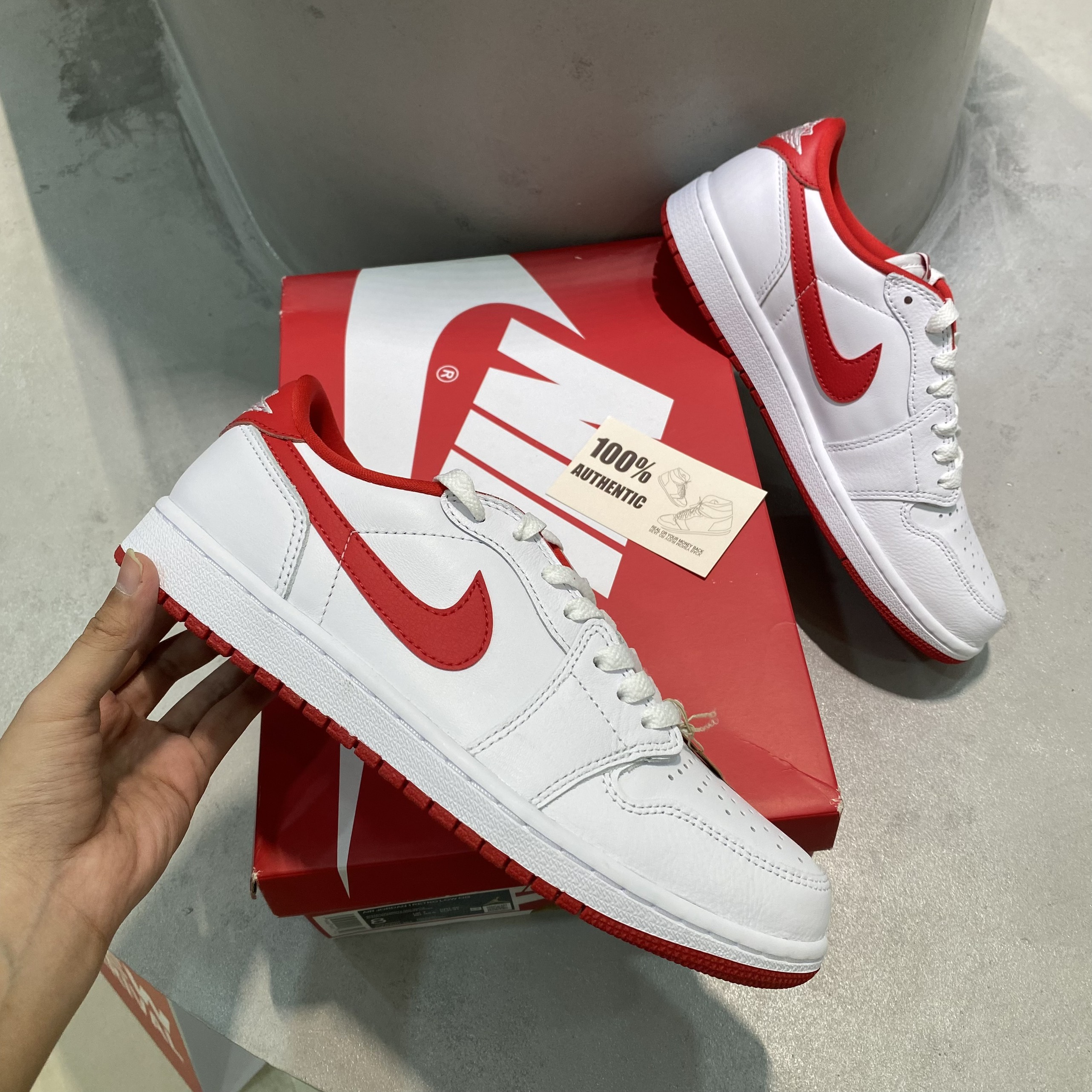 Jordan 1 Retro Low OG White University Red CZ0790 161