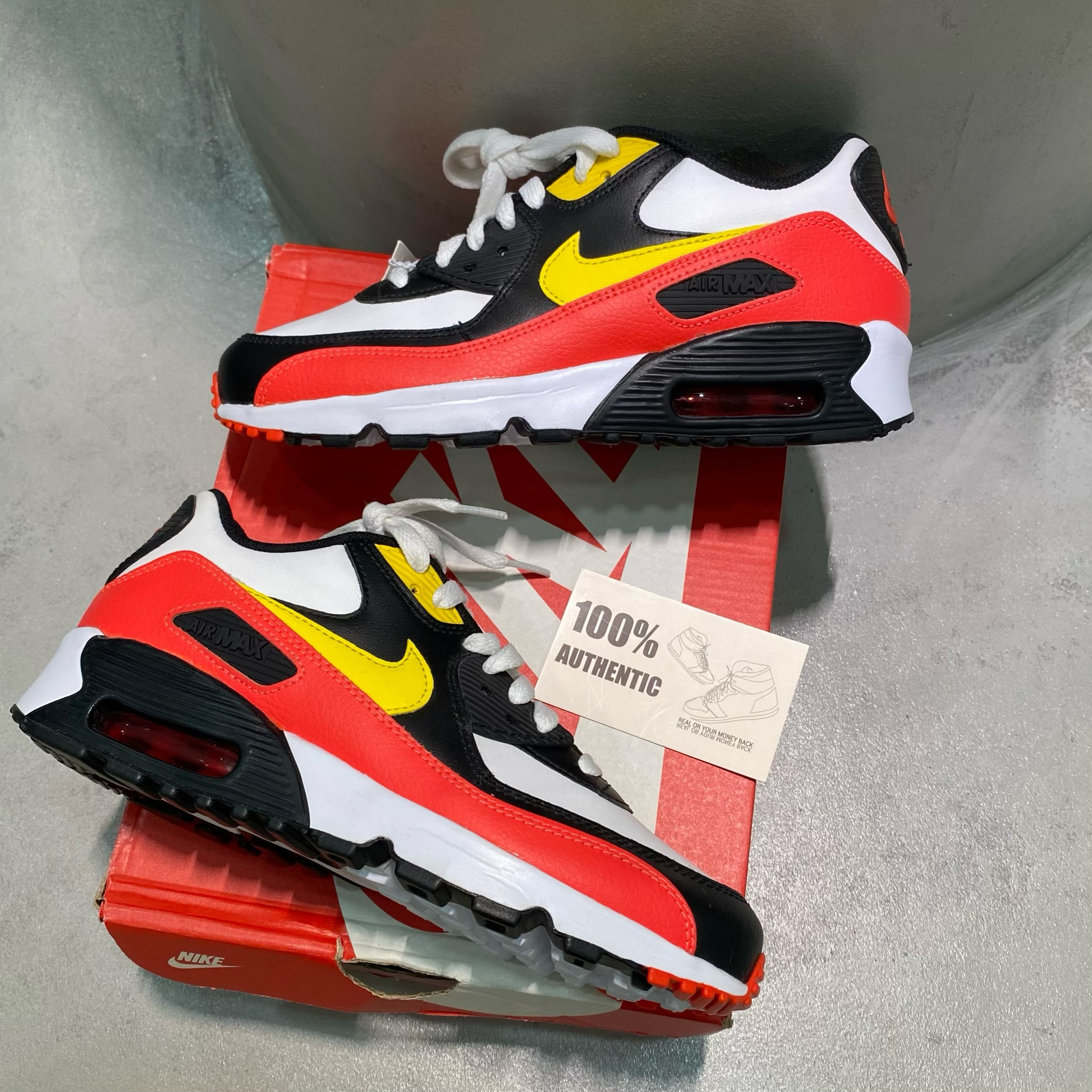 Nike Air Max 90 White/Chrome Yellow 833412 120