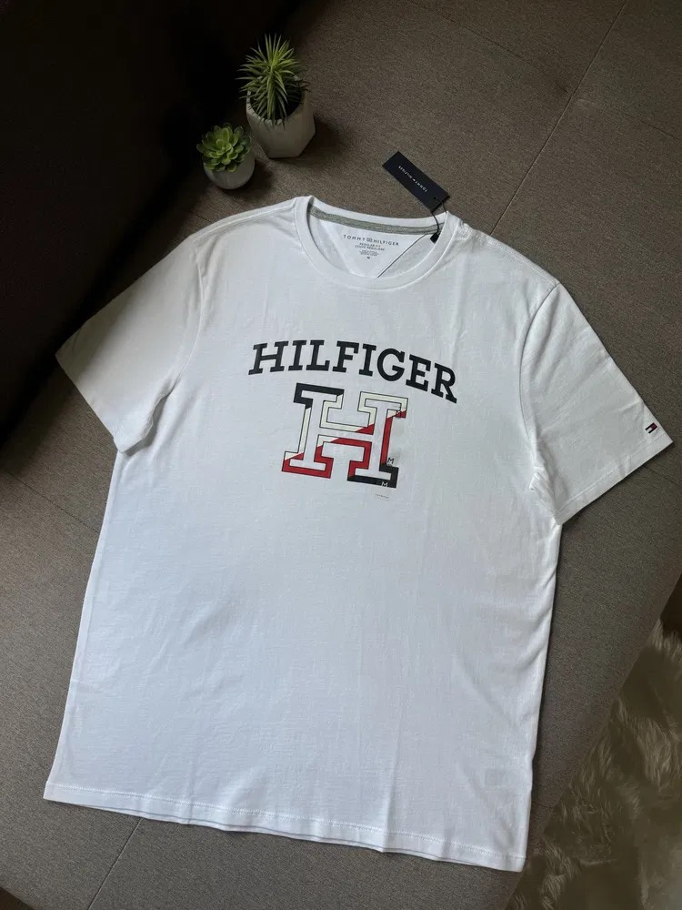Áo Tommy Hilfiger Graphic White 78JA964 100