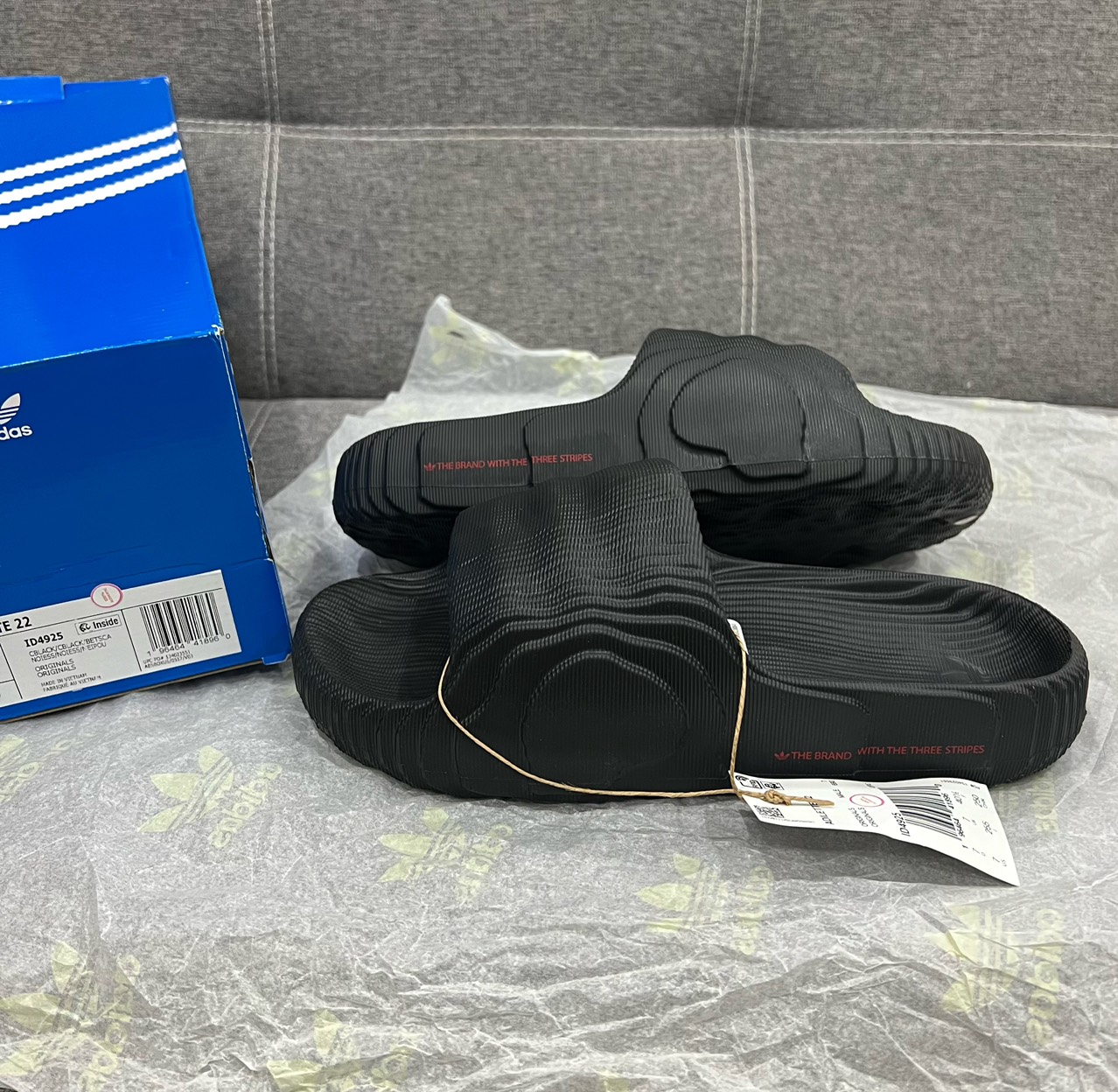 Dép Adilette 22 Slides 'Black Scarlet' ID4925