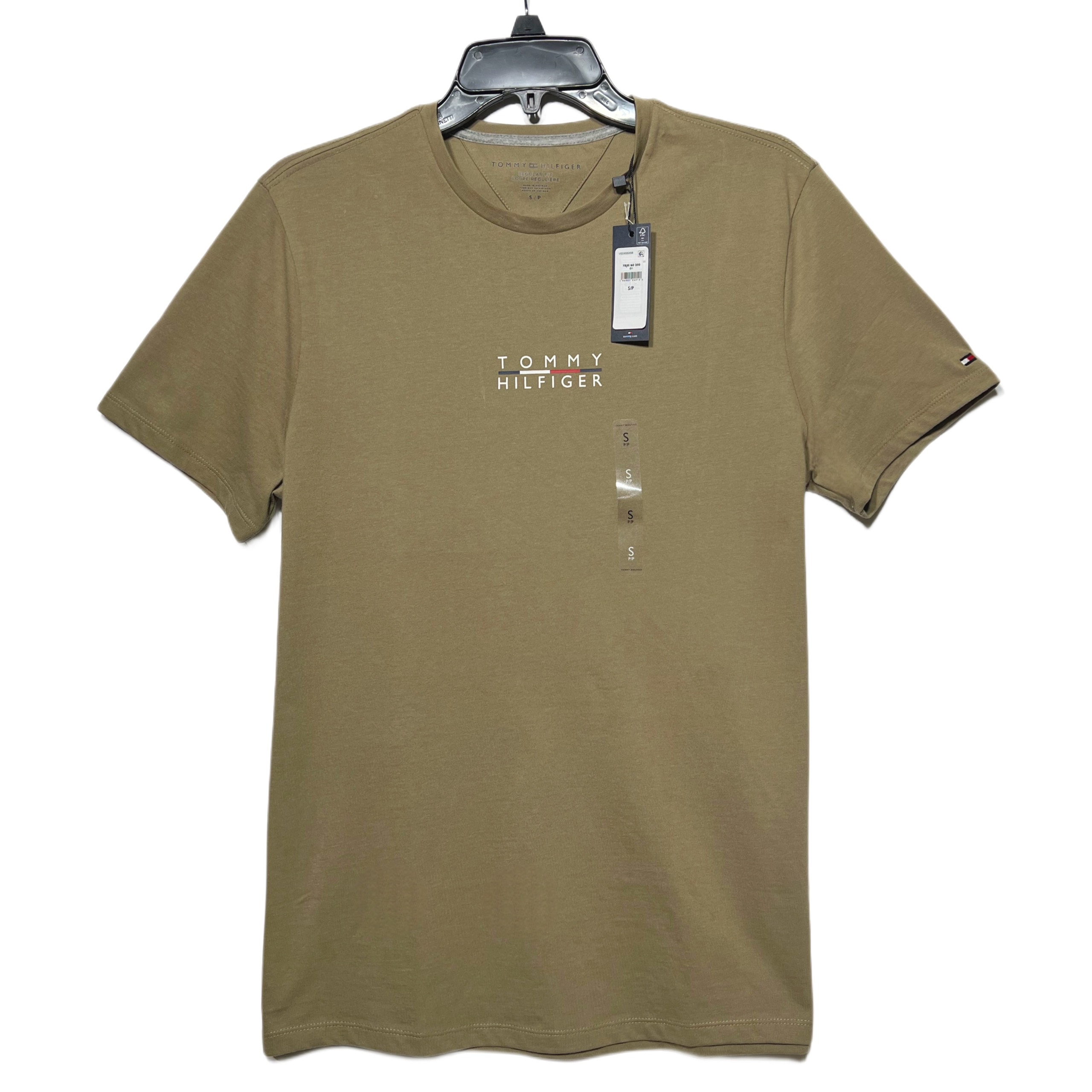 Áo Tommy Hilfiger SQUARE Logo Sesame Seeds 78J8160 200