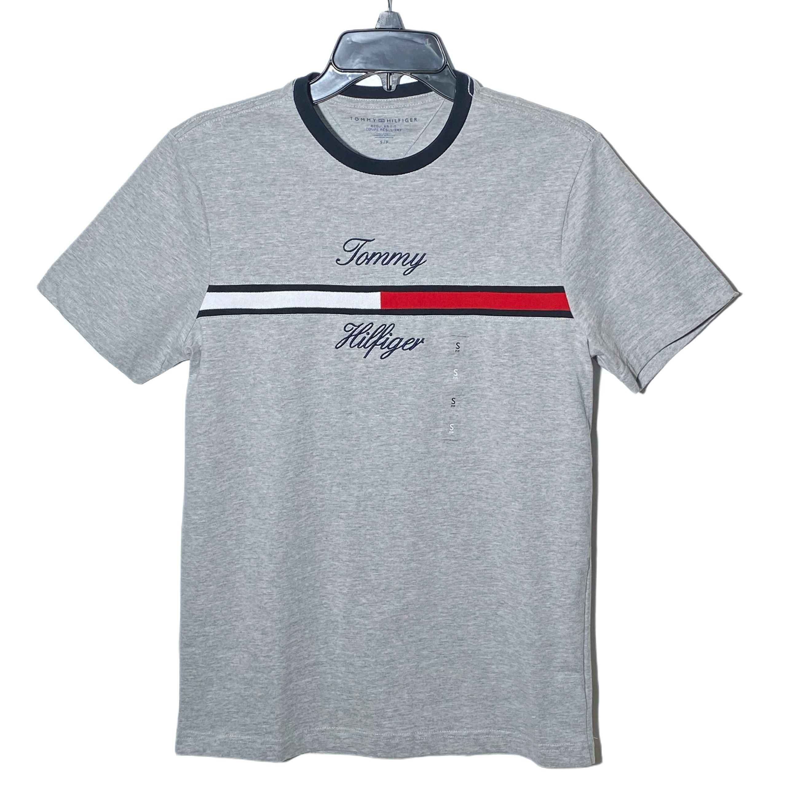 Áo Tommy Hilfiger Flag Logo Autograph Tino Grey 78JA945 050