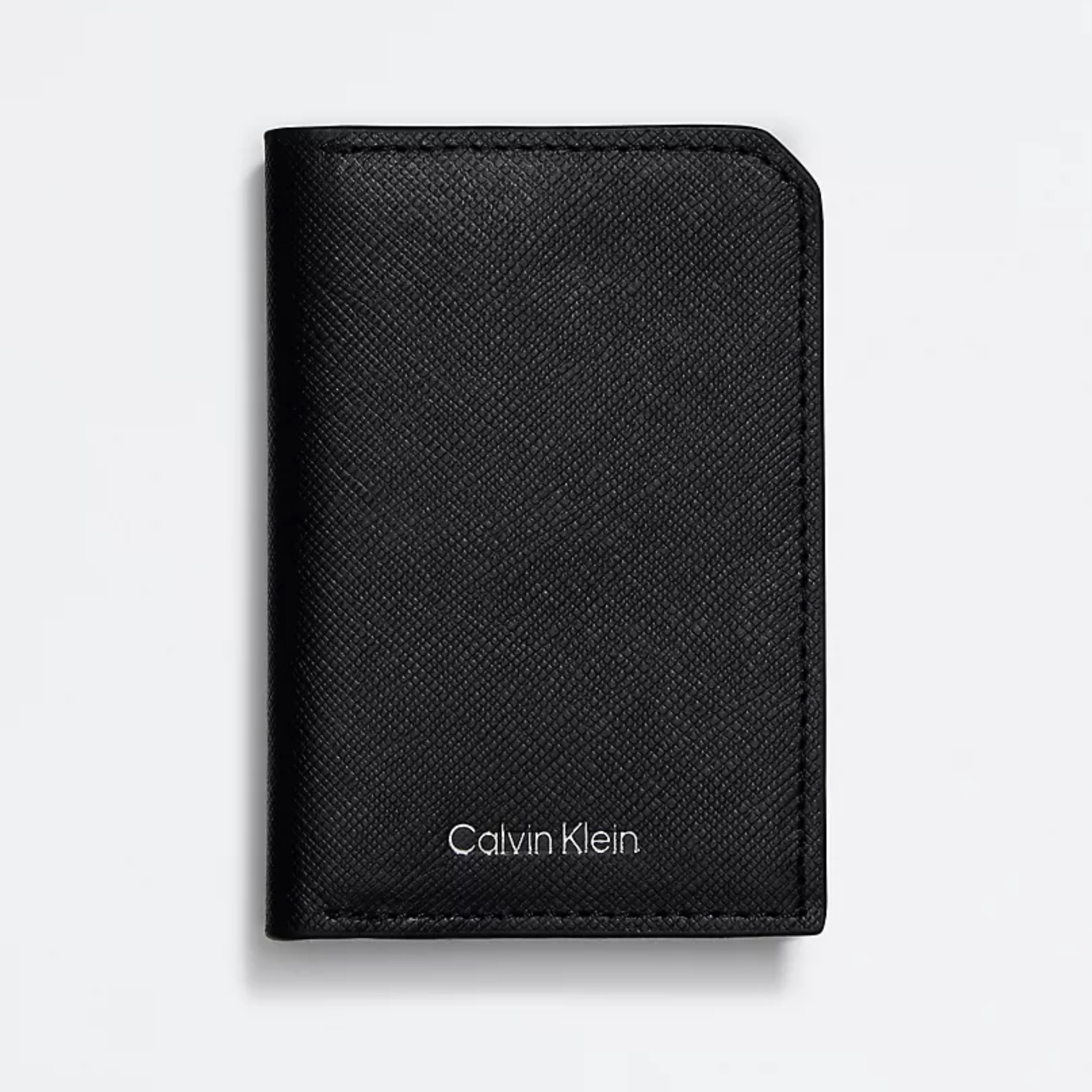 Ví Calvin Klein Refined Saffiano Compact Bifold Wallet Black 4720 0501 010