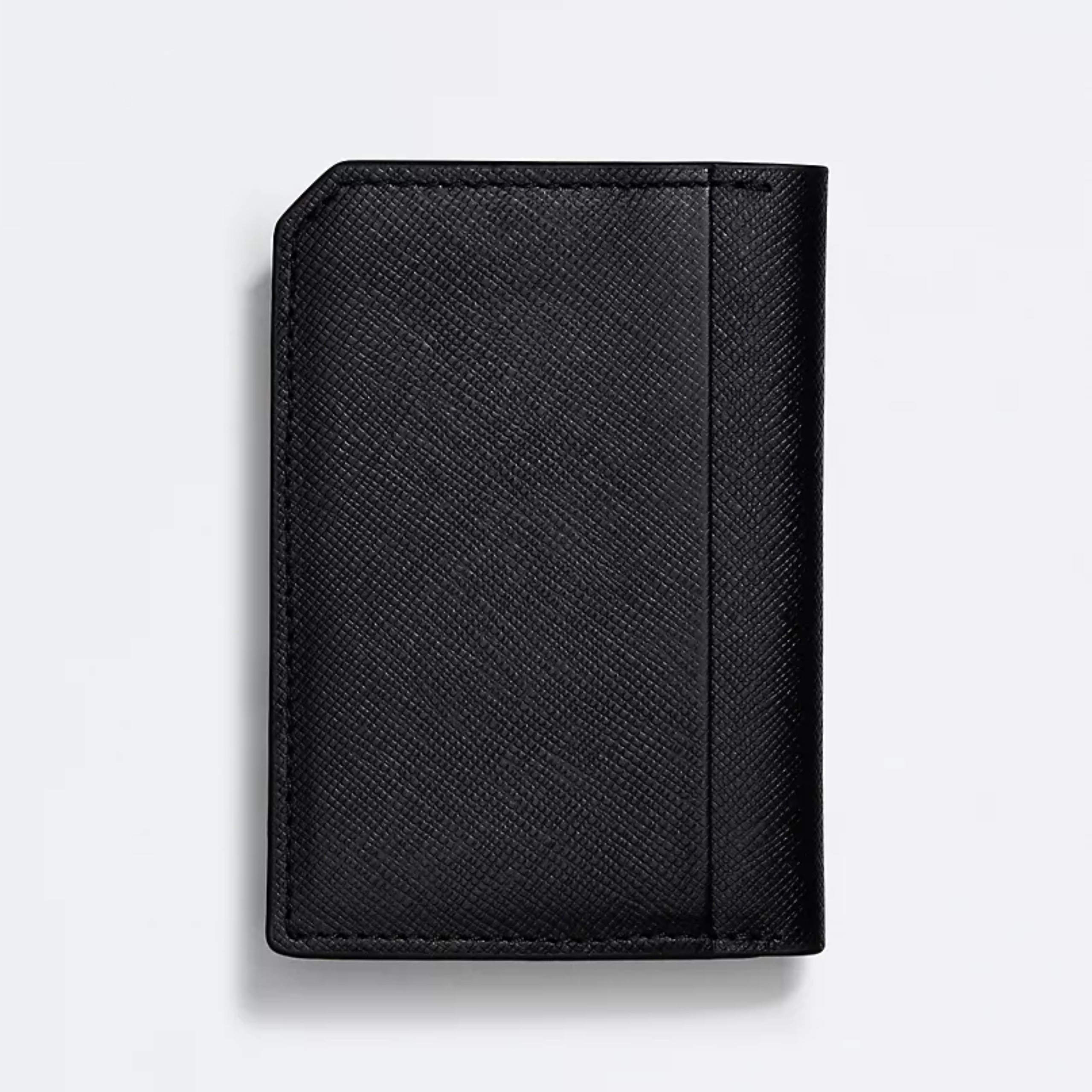 Ví Calvin Klein Refined Saffiano Compact Bifold Wallet Black 4720 0501 010