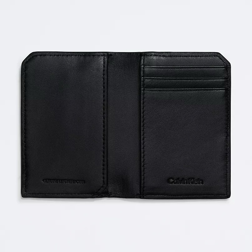 Ví Calvin Klein Refined Saffiano Compact Bifold Wallet Black 4720 0501 010