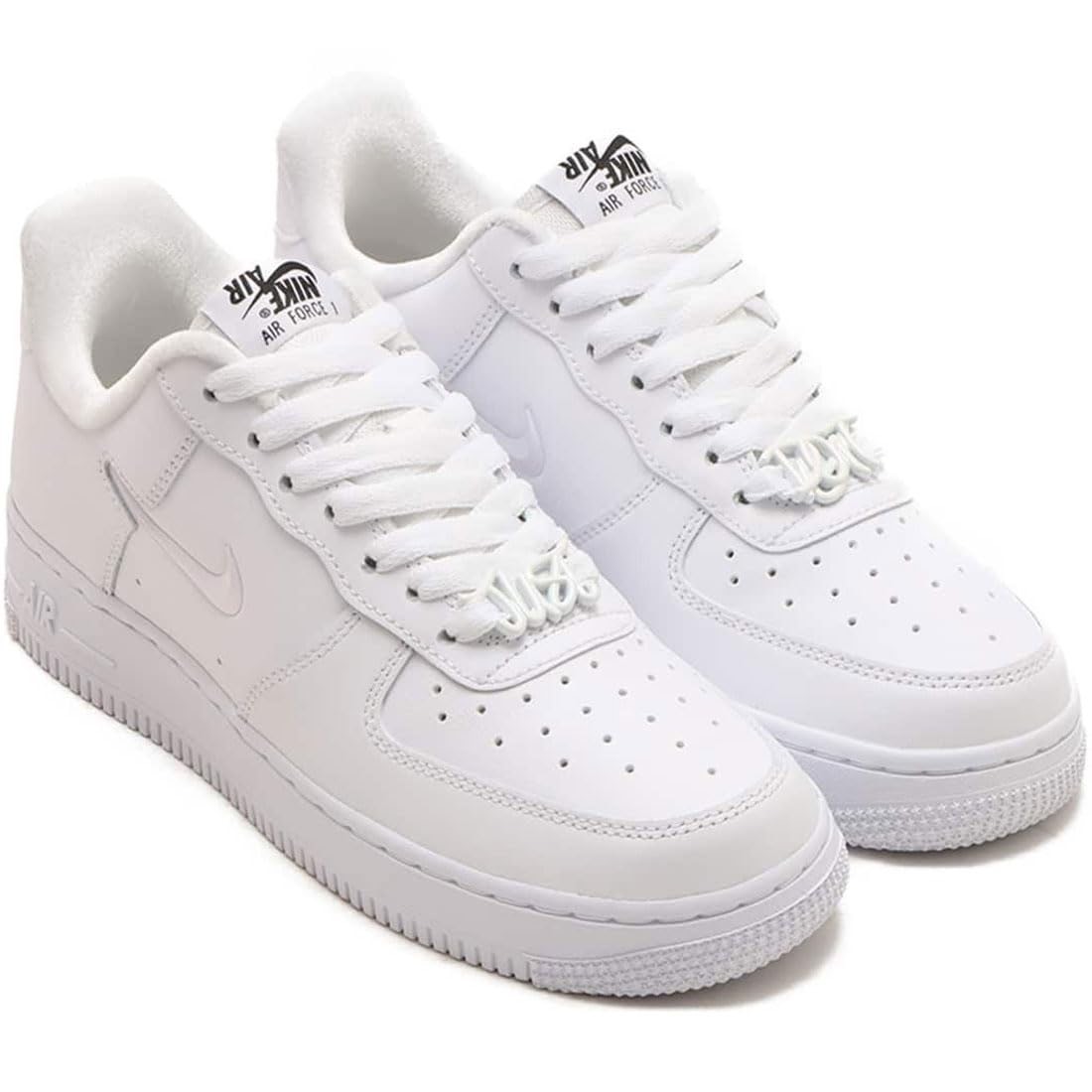 Nike Air Force 1 Just Do It White Multi Color Black FB8251 100
