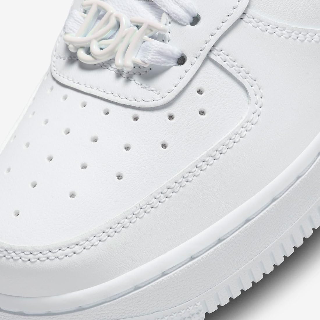 Nike Air Force 1 Just Do It White Multi Color Black FB8251 100
