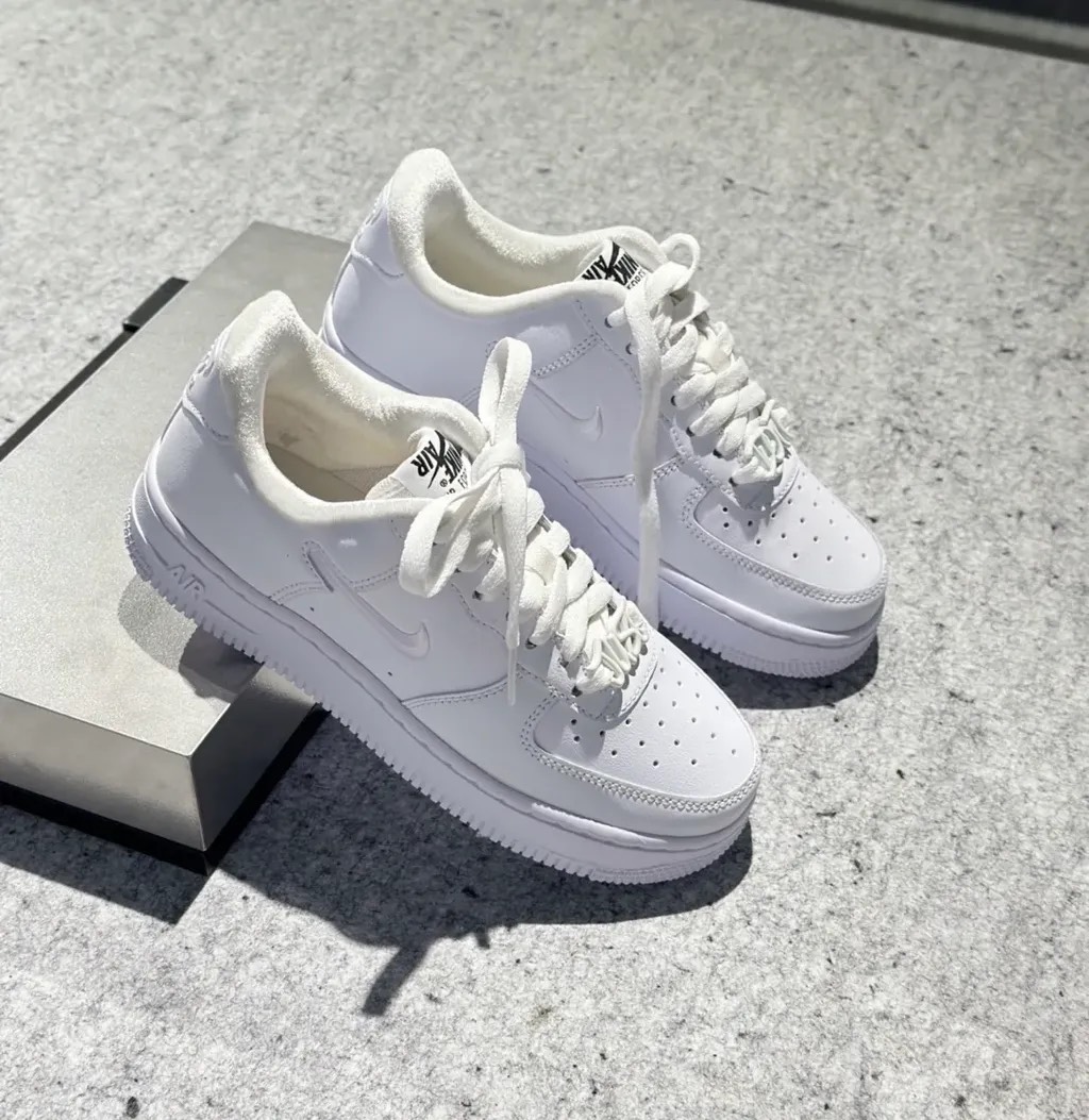 Nike Air Force 1 Just Do It White Multi Color Black FB8251 100
