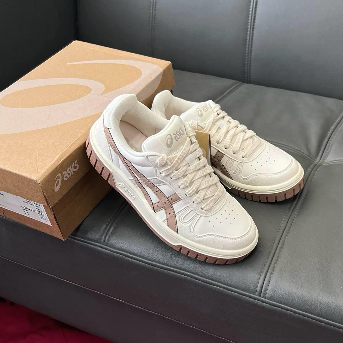 ASICS Court MZ Retro Casual ‘White Brown’ 1203A127 105