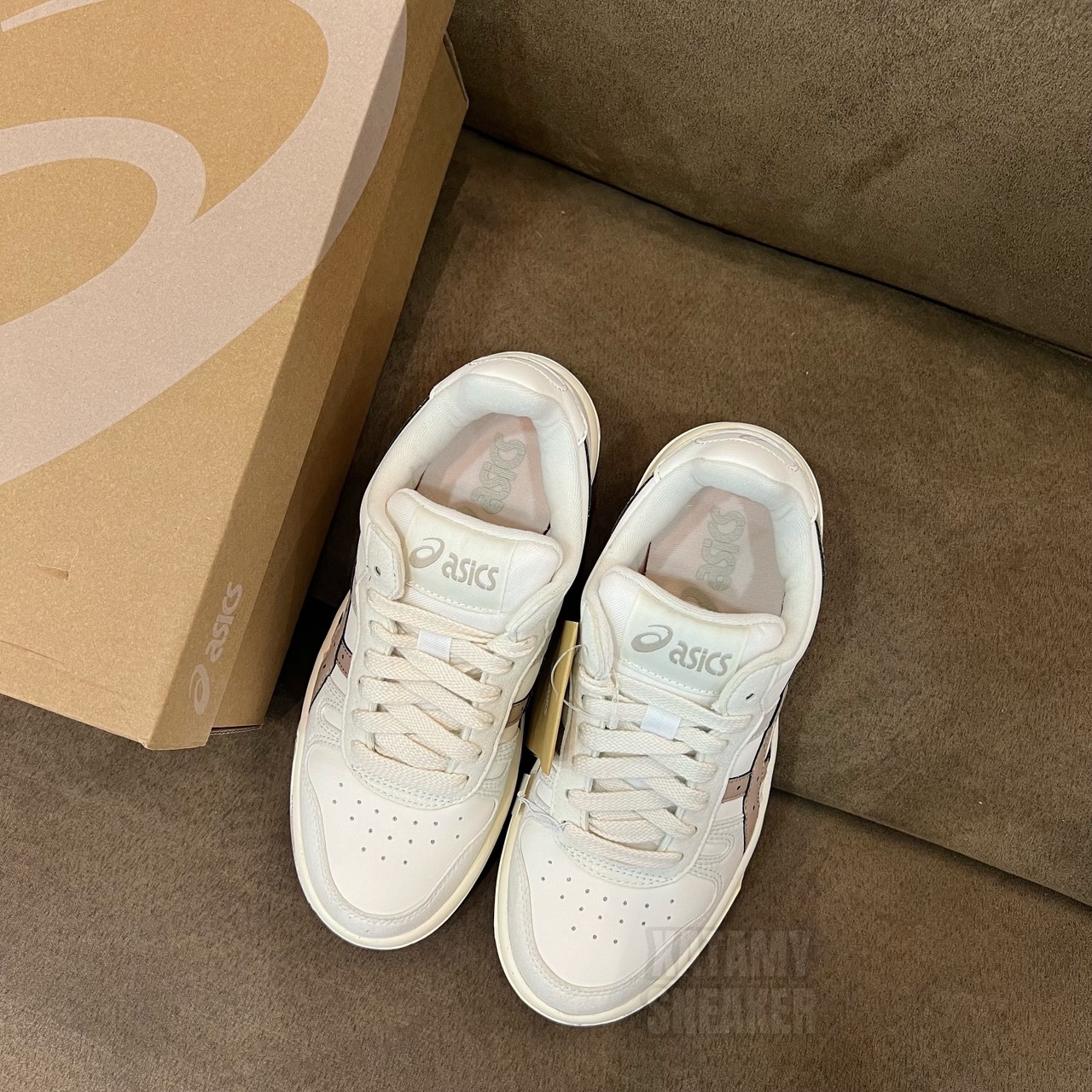 ASICS Court MZ Retro Casual ‘White Brown’ 1203A127 105