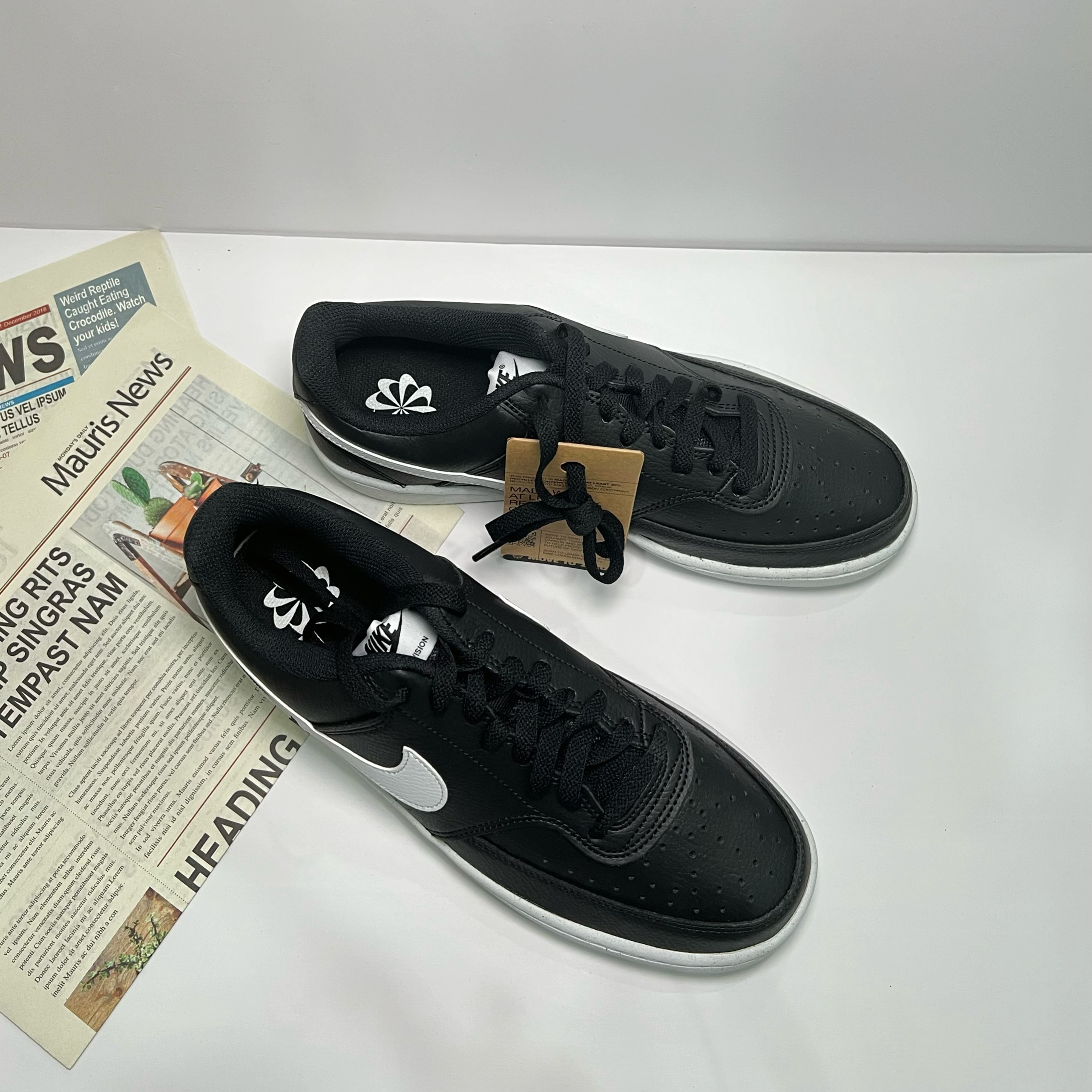 Nike Court Vision Low "Next Nature" Black White DH2987 001