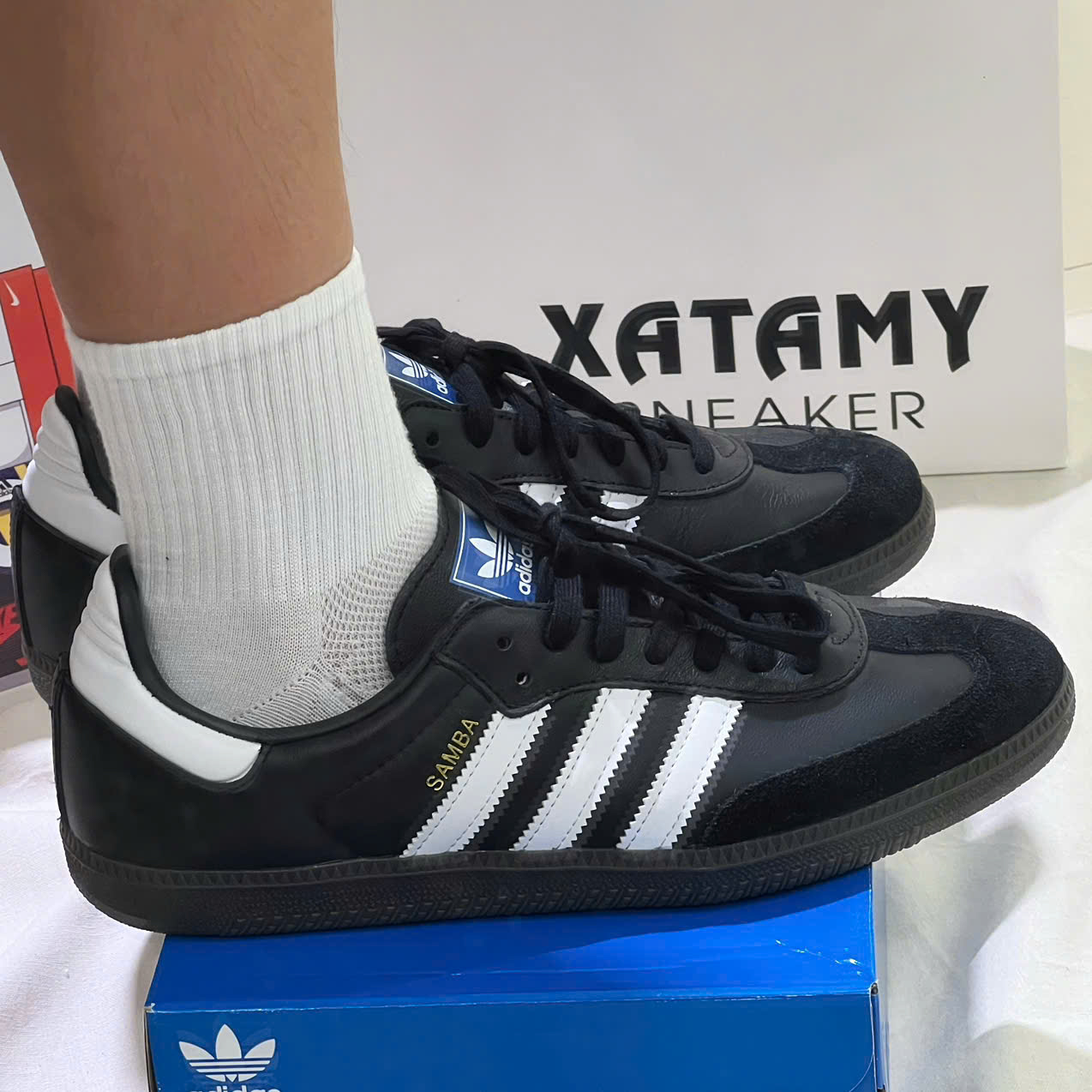 Samba OG Black Gum B75807