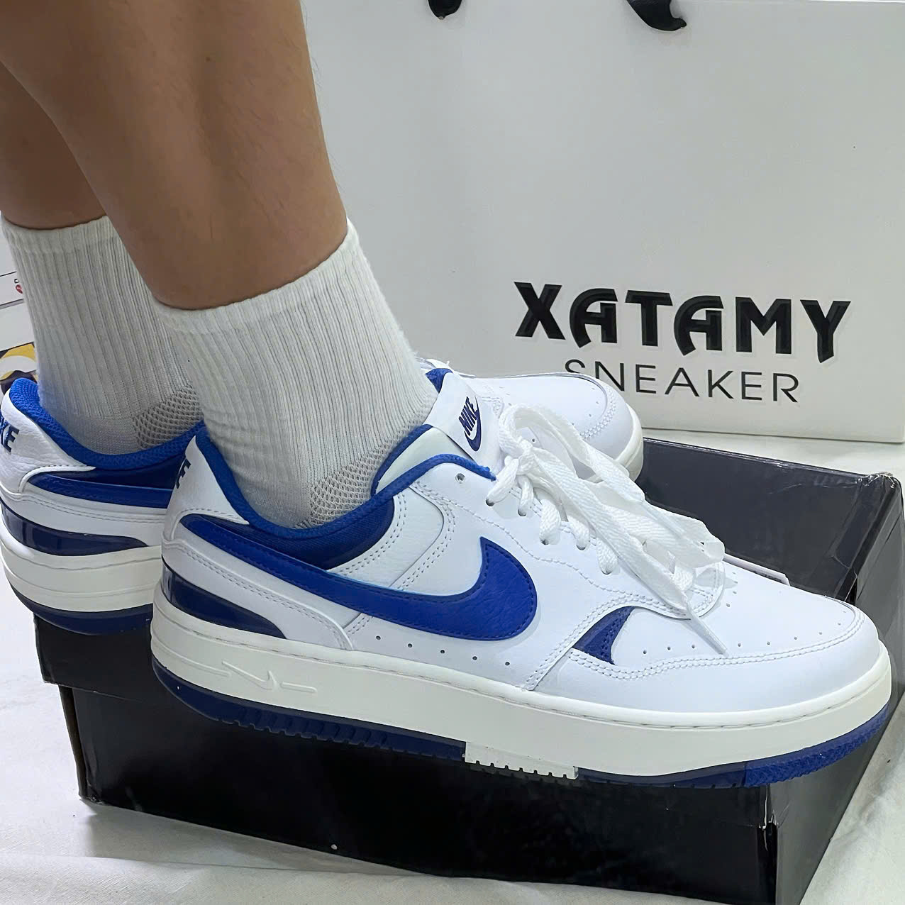 Nike Gamma Force ‘White Game Royal’ DX9176 101