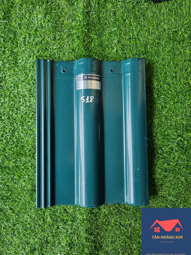 Ngói Viglacera sóng tráng men S18 (10viên/m2) Thăng Long
