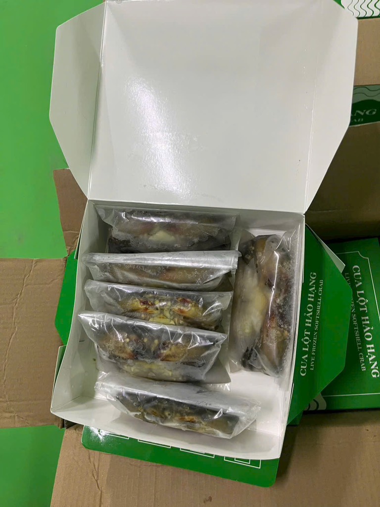Cua lột size 6-8 con 1kg net 7