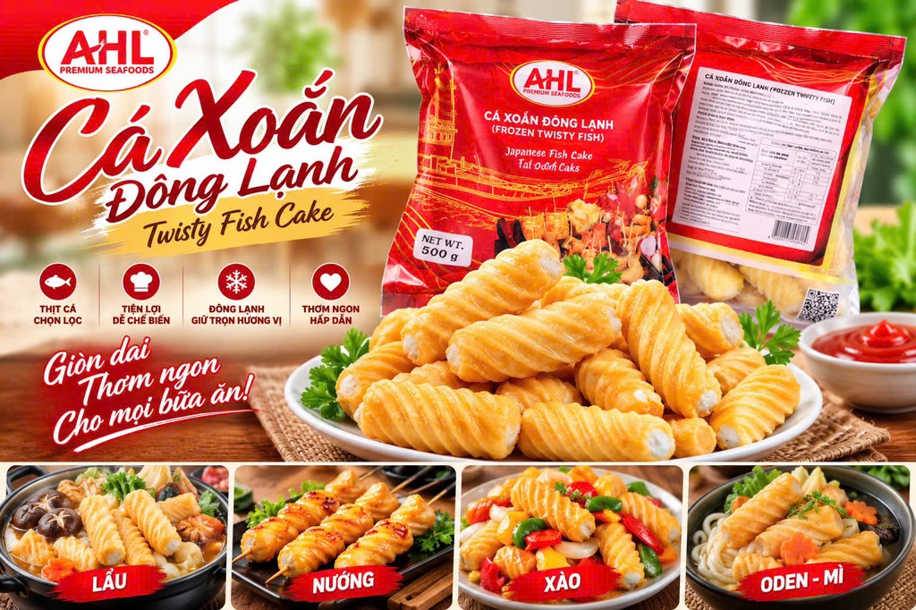 AHL - Cá Xoắn Đông Lạnh túi 500g