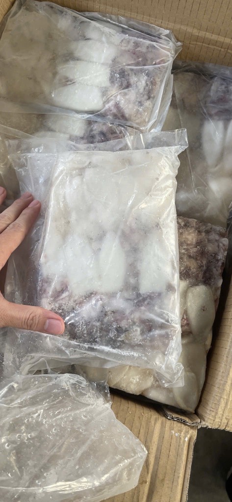 Mực ống làm sạch 6-8cm -1kg