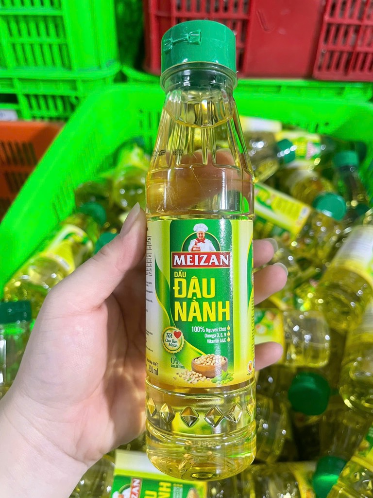 Dầu ăn đậu nành Meizan chai 250ml