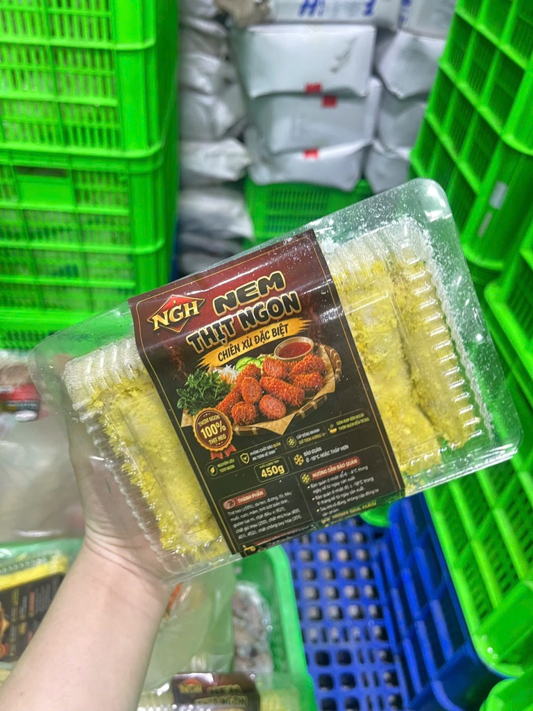 Nem thịt ngon hộp 450g