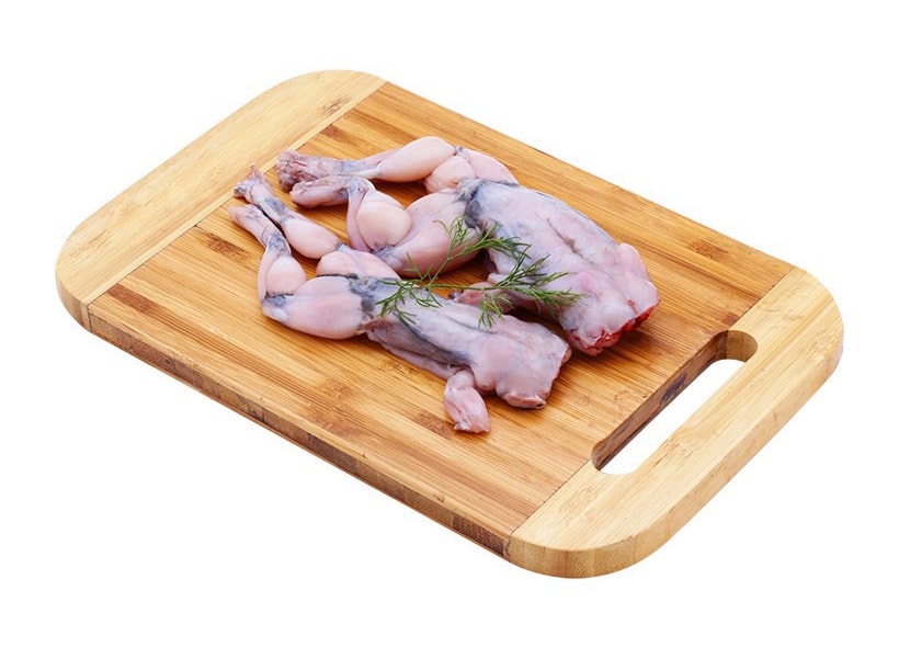 Ếch Làm Sach Da Nguyên Con Hàng Tươi Mới khay 500gr