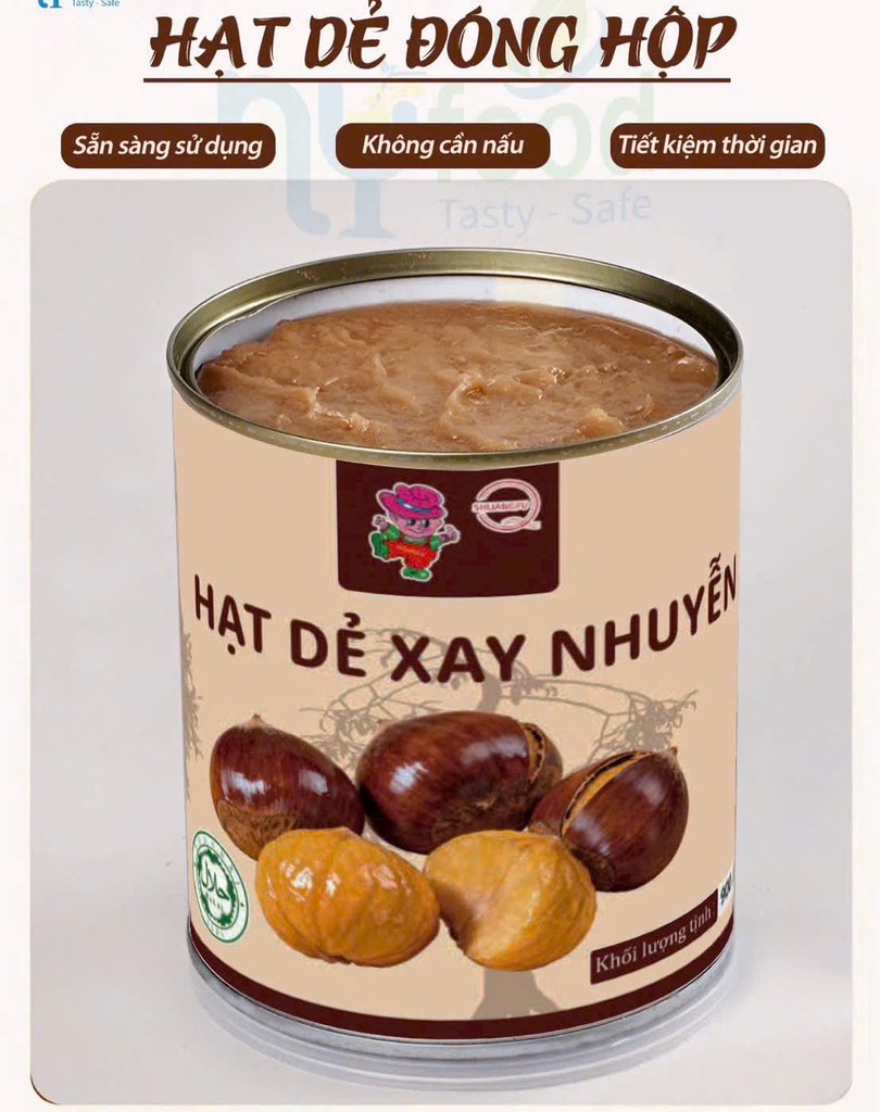 Sốt Hạt Dẻ xay nhuyển hộp 900g