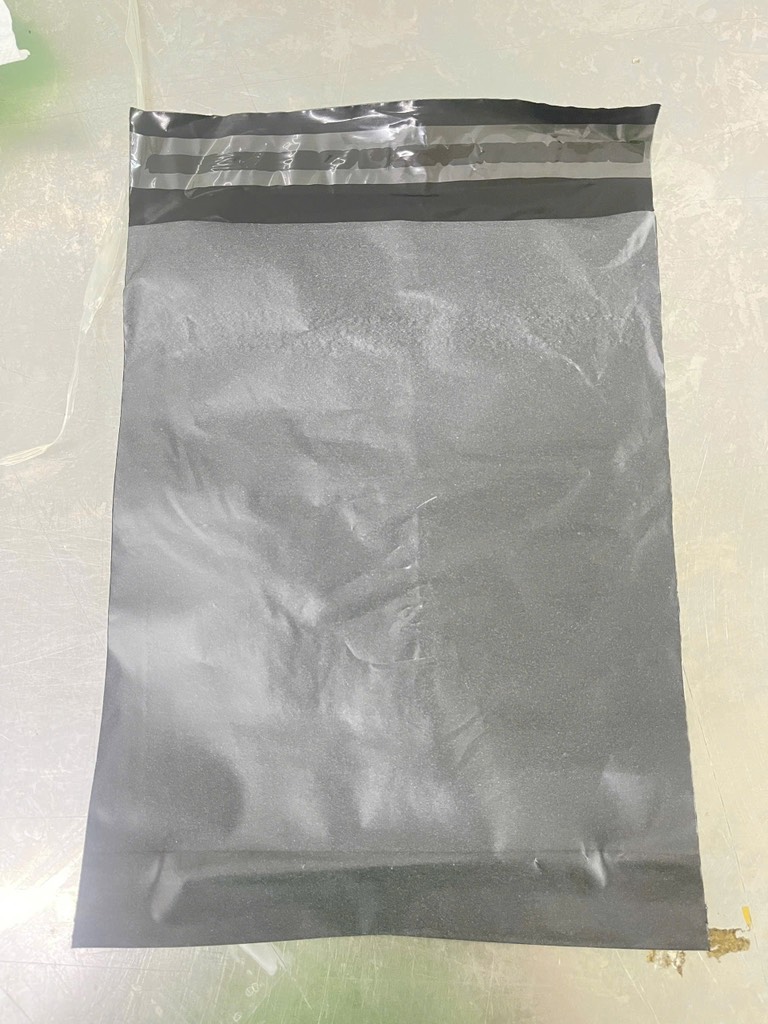 1Kg Túi Đóng Hàng Niêm Phong Màu Xám Bạc size 18x28