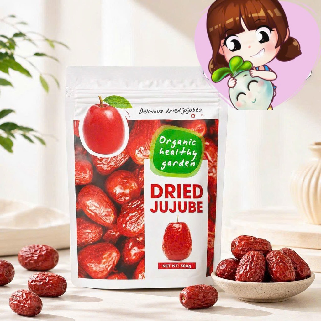 Táo Đỏ Sấy Khô - Túi 500g