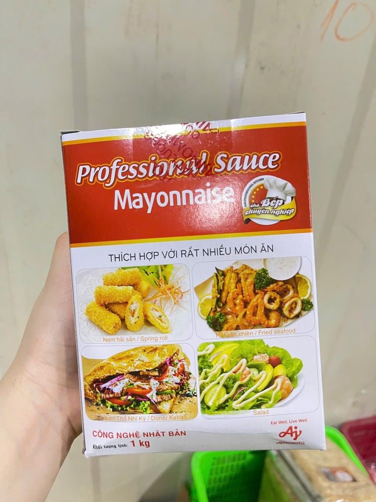 Sốt mayonnaise hộp 1kg