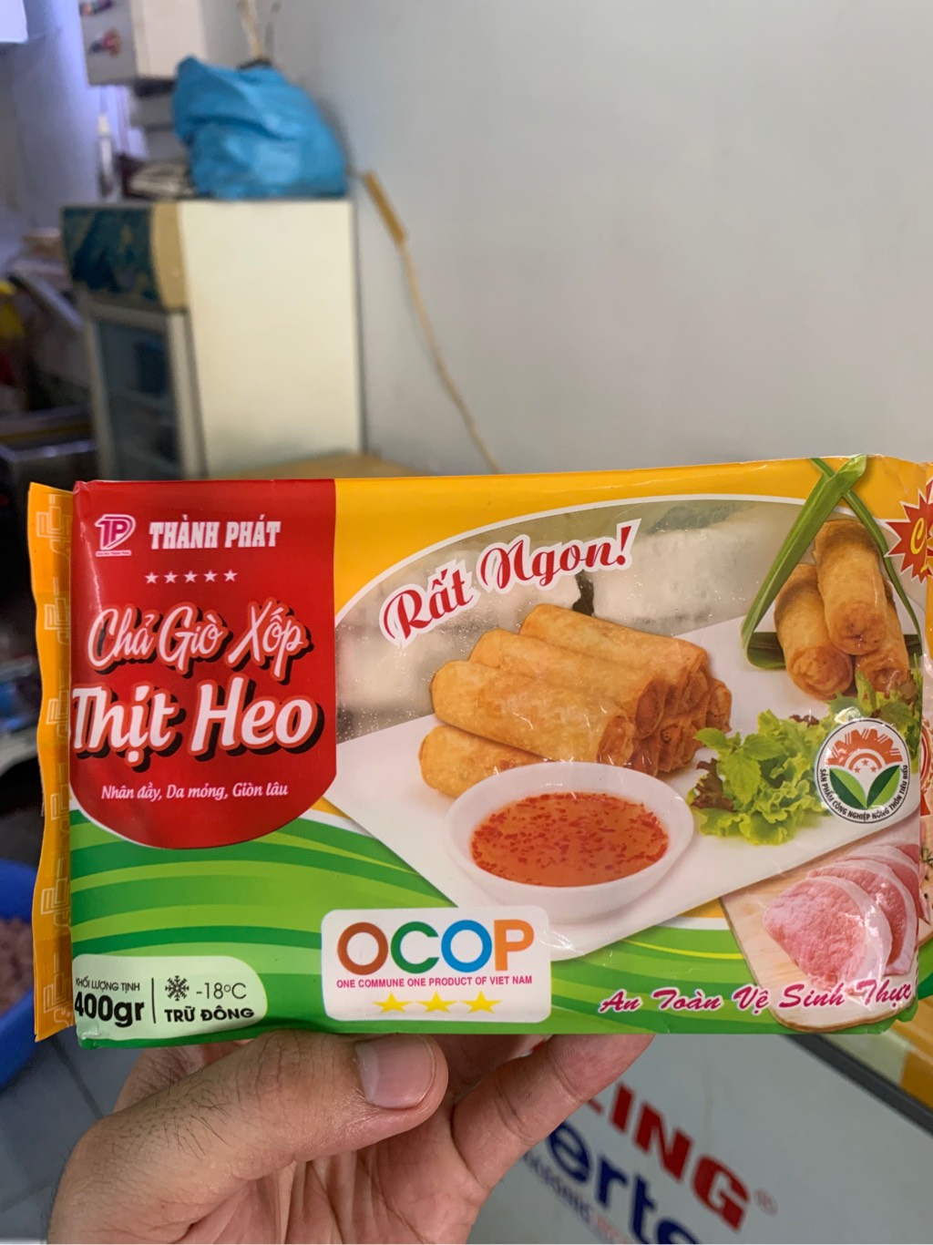 Chả Giò Xốp 30 cuộn - Bịch 400Gr