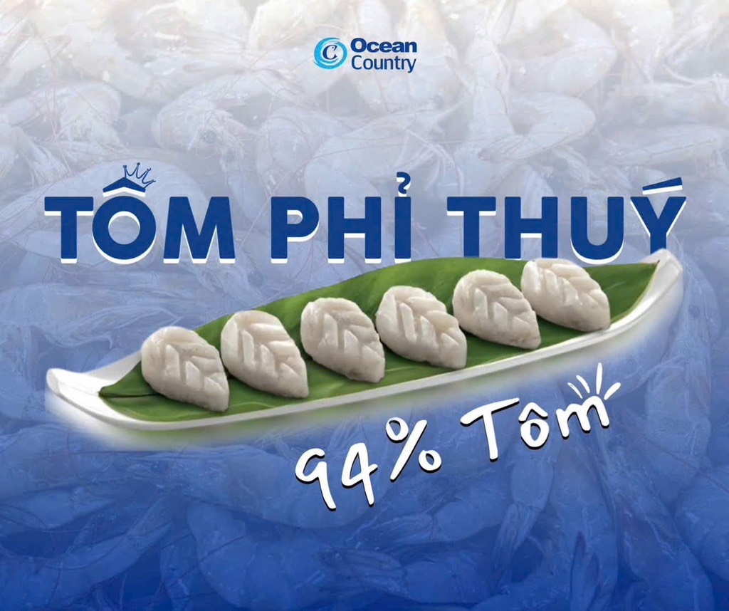 1kg  Tôm Phỉ Thuý  -10 túi nhỏ