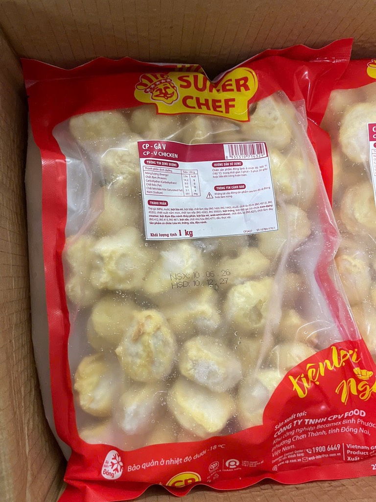 Gà V superchef công ty Cp túi 1kg
