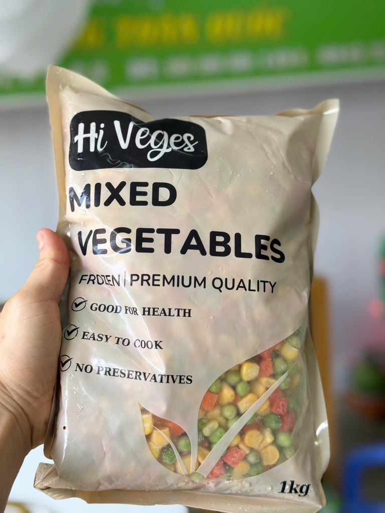 Rau Củ Hỗn Hợp Đông Lạnh 1Kg