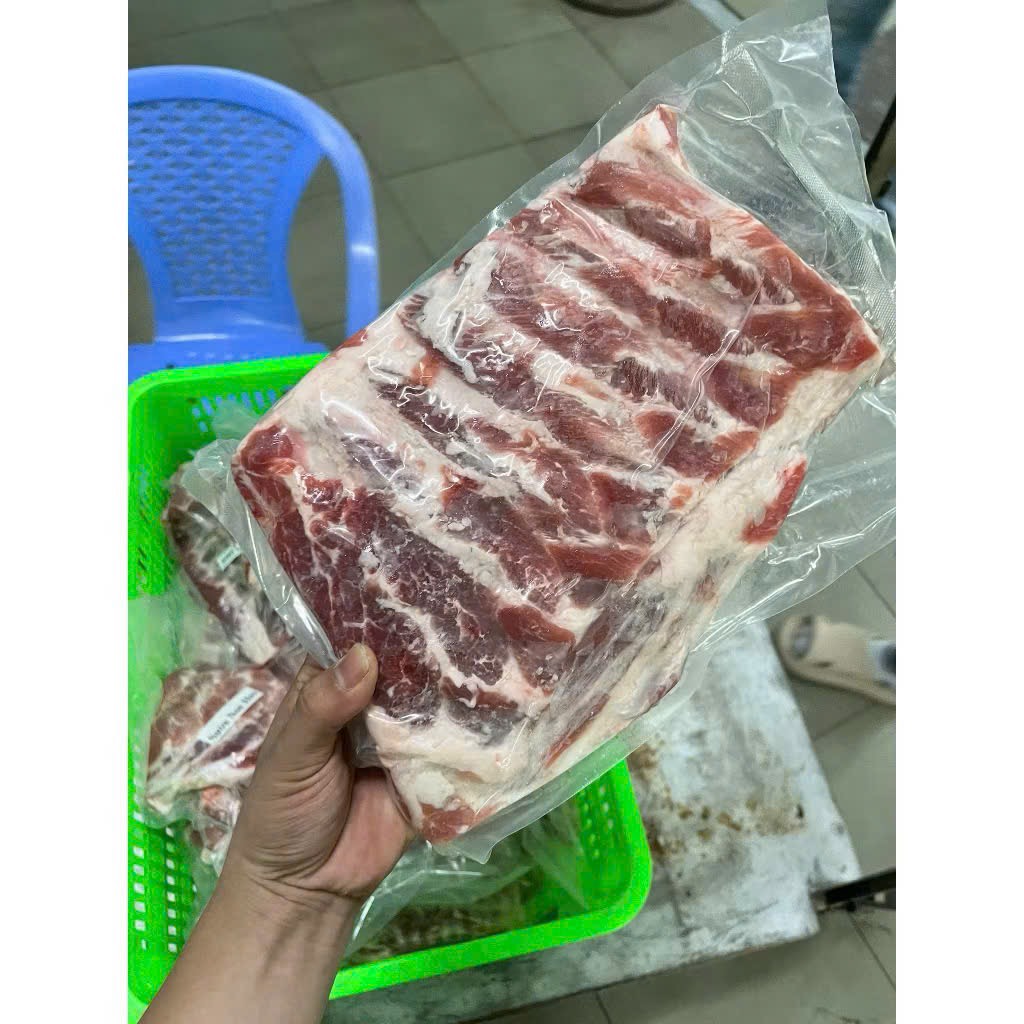 Sườn non heo túi 1kg