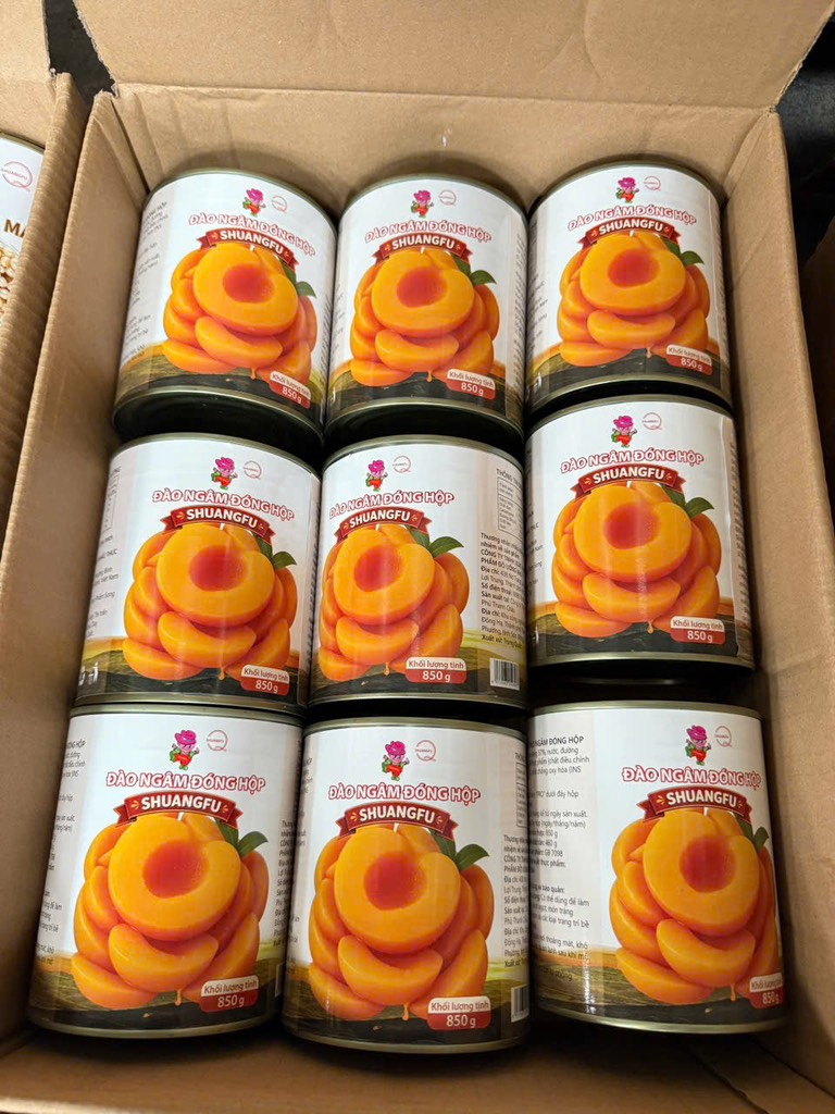 Đào ngâm hộp 850g