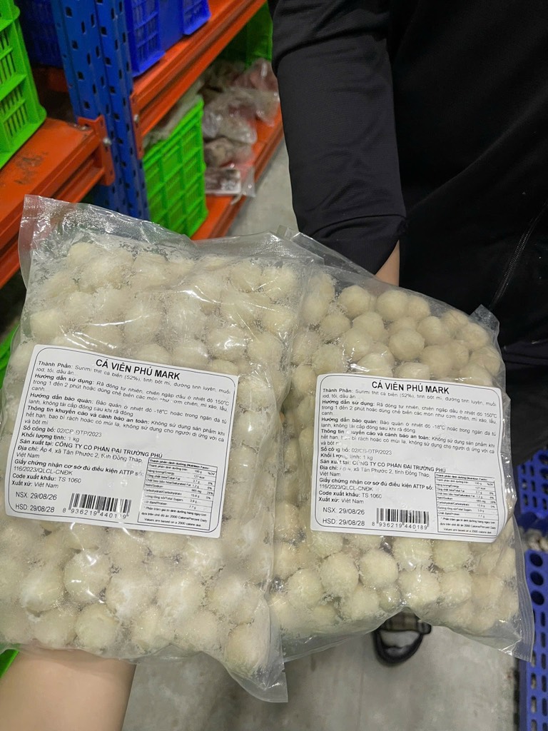 1kg cá viên phú mark