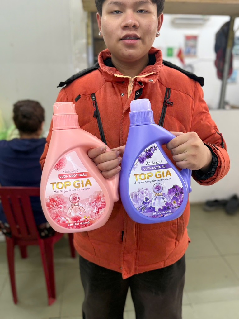 Combo 2 Can Nước Giặt TOPGIA Can 2L