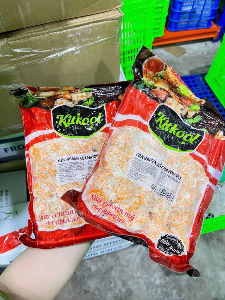 Cá viên sốt Mayonnaise LCFOOd gói 500g
