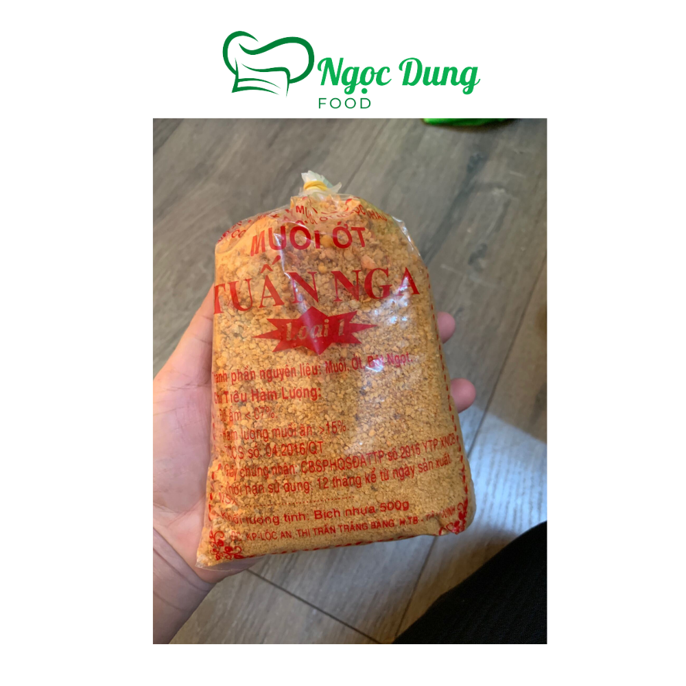 Muối Ớt Tôm Tây Ninh - Bịch 500Gr