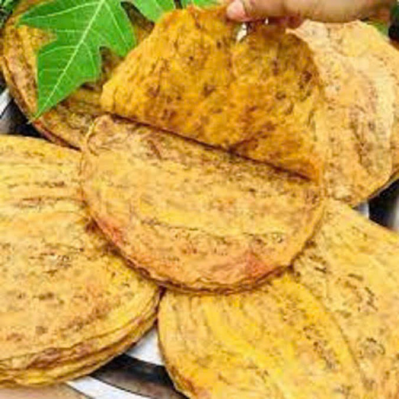 CHUỐI ÉP DẺO miếng tròn 500g