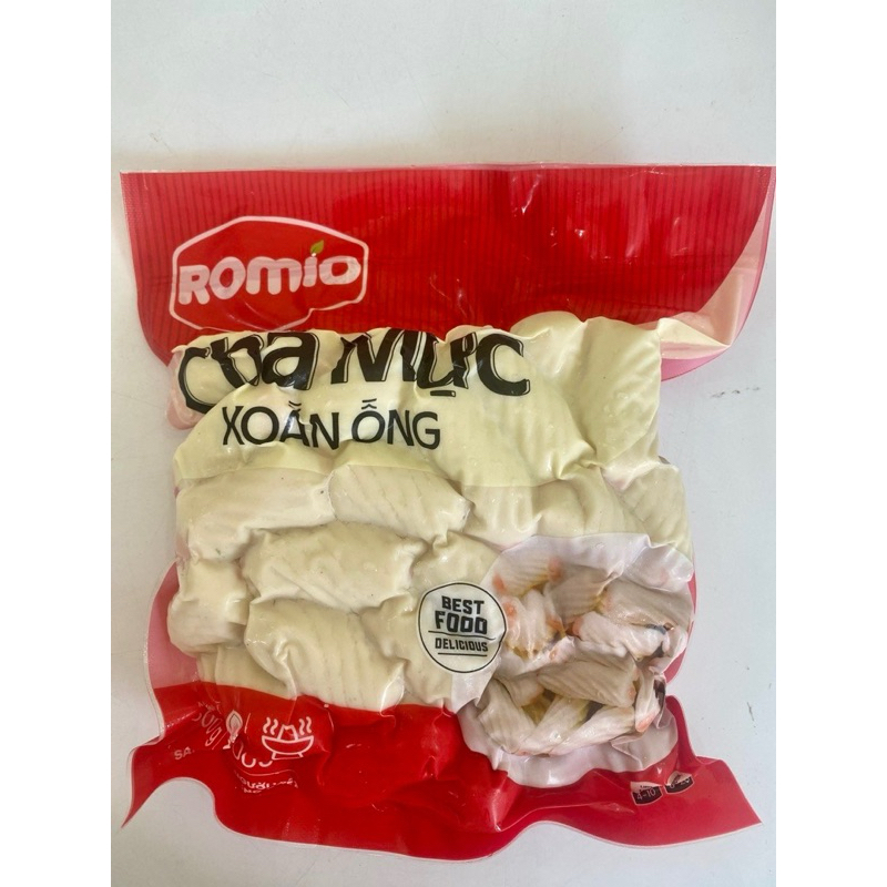 Chả mực xoắn ốc Romio gói 500g