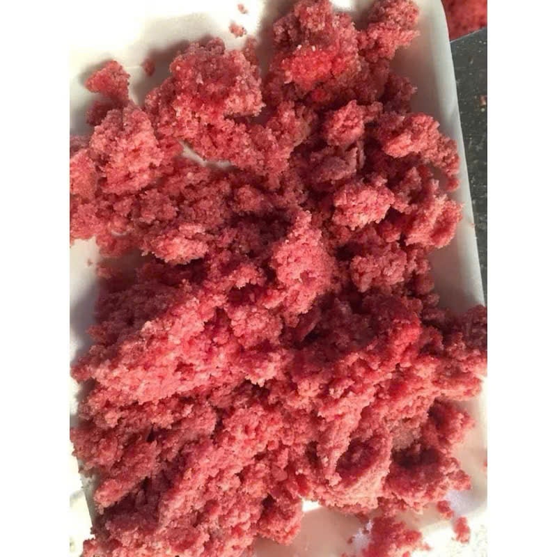 MÙN CƯA THỊT (Bò Heo) ĐỎ THƠM_NGUYÊN CHẤT KHÔNG PHA CHO CÚN MÈO 1kg