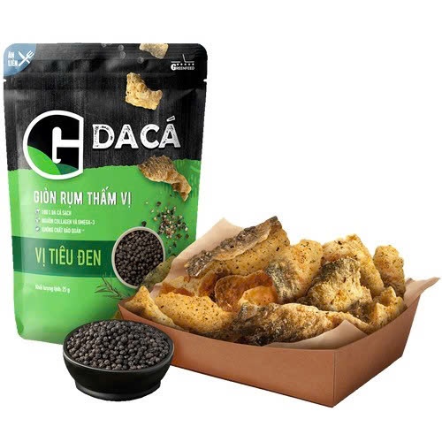 Da cá giòn rụm Vị Tiêu - gói 25gr