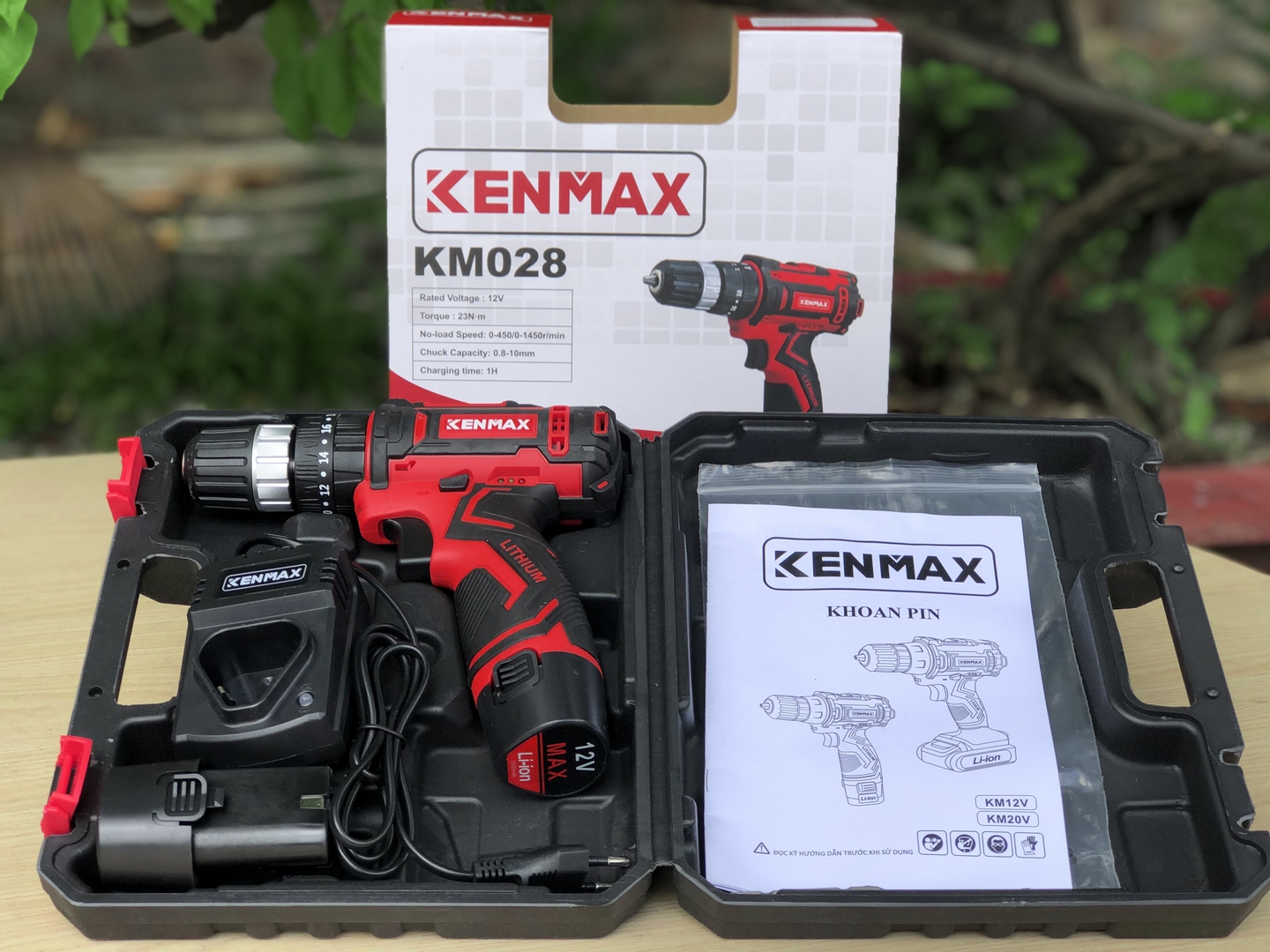 Máy khoan pin ĐỘNG LỰC KENMAX | KM028