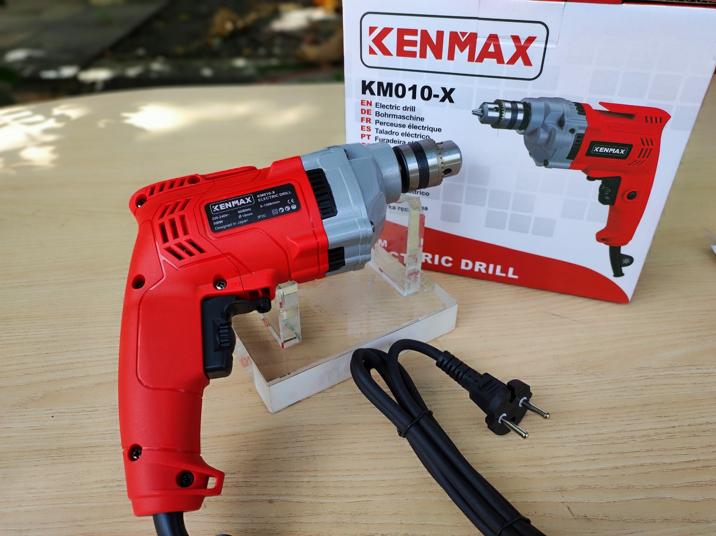 Máy khoan cầm tay đầu nhôm KM010-X